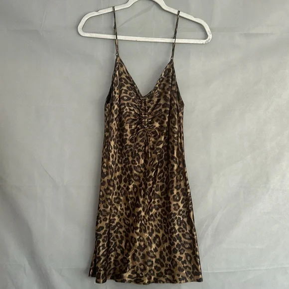Zara Leopard Mini Dress - Picture 2 of 5
